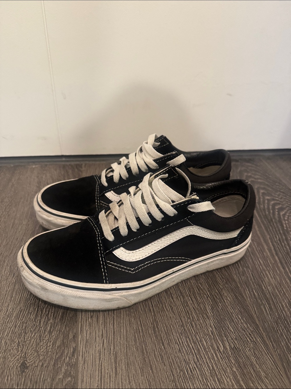 Vans black and white Old Skool sneakers